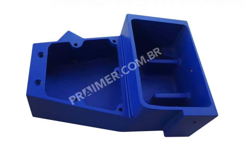 Blue Hot Melt Fusion ceramic coating for packaging deposit